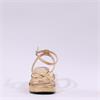 Wonders Zaida Strappy Block Heel Sandal - Gold